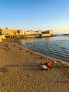 Gallipoli Puglia Salento Italy. La Purita\' Beach Royalty Free Stock Photo
